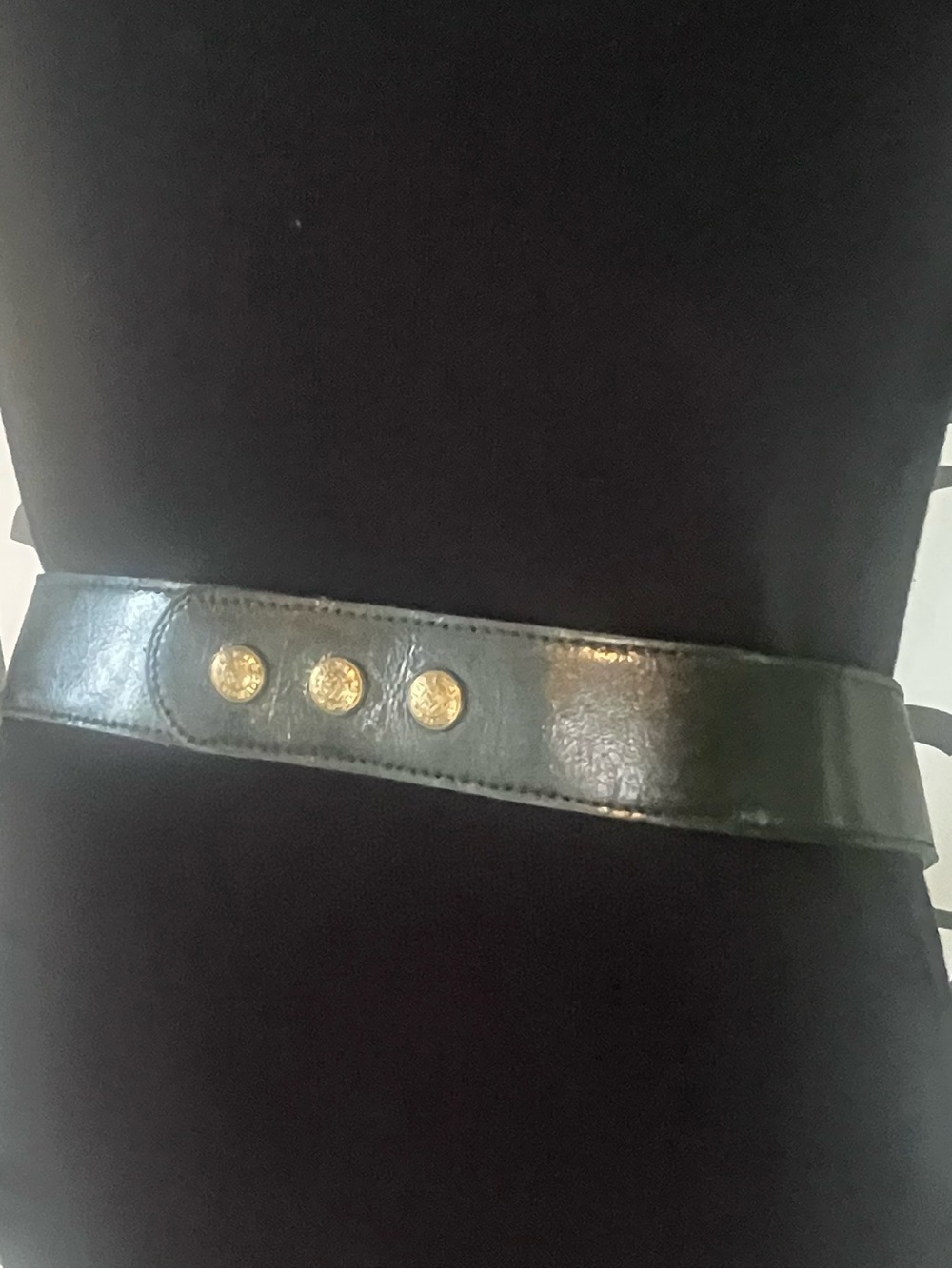 Vintage Y2K Streets Ahead Statement XOXO Leather belt ~Carrie Bradshaw - Picture 6 of 9